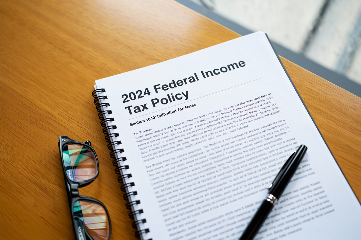 Detailed Overview of the 2024 Federal Income Tax Policy Document with Key Sections and Guidelines for Individuals